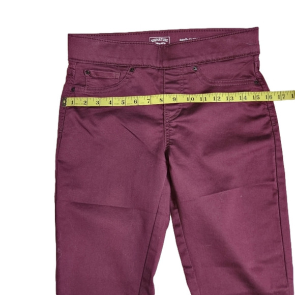 𝅺Pants Burgundy Skinny shapping pants Cotton blend SIGNATURE LEVI STRAUSS GOLD - Picture 10 of 11